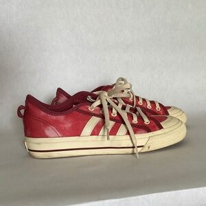 Red Vintage Adidas sneakers, Women’s Size 4.5